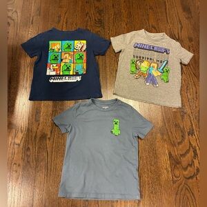 Old Navy Minecraft T-Shirts Size 6/7